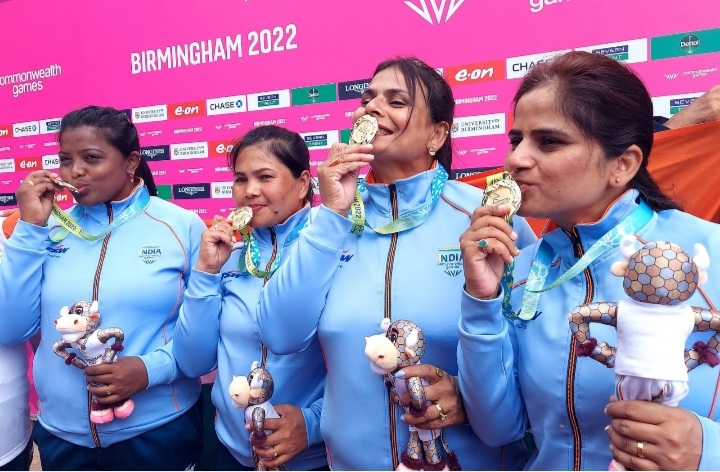 कॉमनवेल्थ गेम्स : लॉन बॉल में भारतीय महिला टीम ने जीता गोल्ड