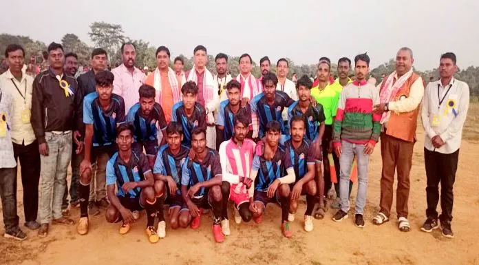 बरतुआ में पांच दिवसीय फुटबॉल टूर्नामेंट शुरू