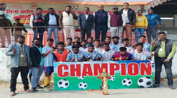 Barkagaon qualified for Zonal match by defeating Churchu