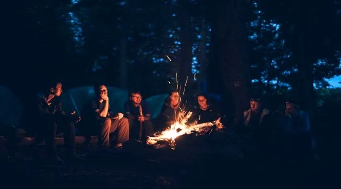 Be careful while heating the bonfire