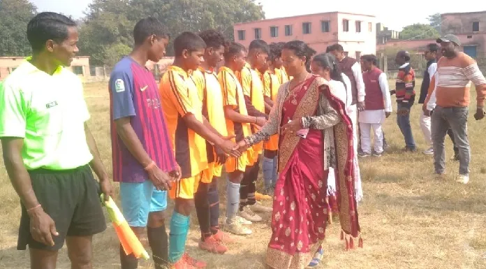 mukhyamantri aamantran football competition organized