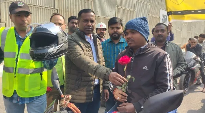 Awareness program organized under Road Safety Week in Ramgarh