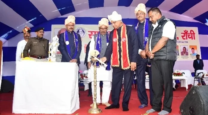 Eighth convocation was organized grandly in Sai Nath University