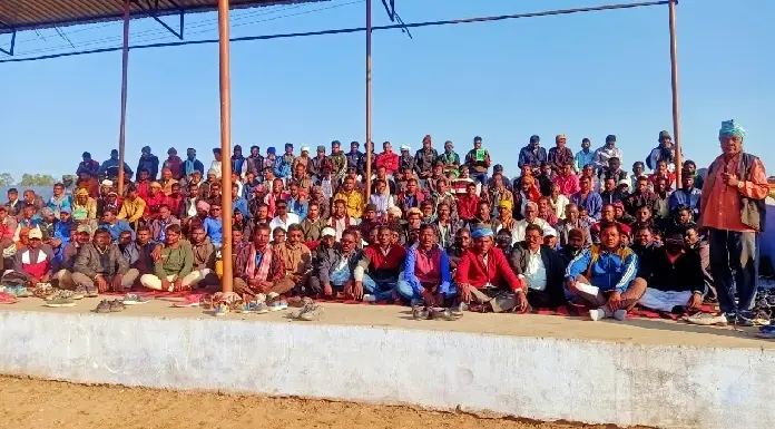 Meeting of Santhal community of three parganas held in Urimari
