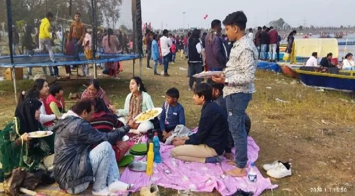 New year was welcomed with pomp in Jharkhand
