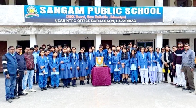 Sangam Public School celebrated the birth anniversary of Netaji Subhash Chandra Bose