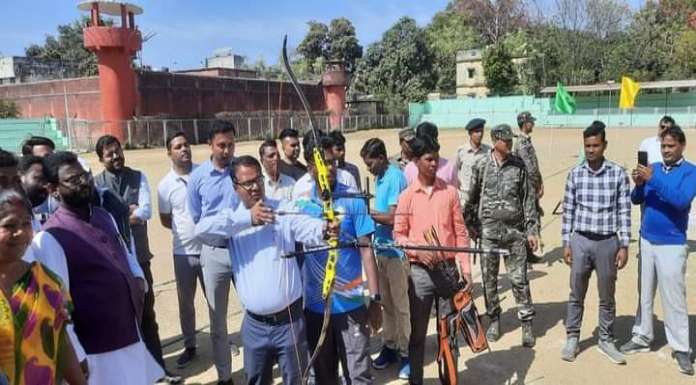 Archery training center inaugurated at Latehar District Sports Stadium