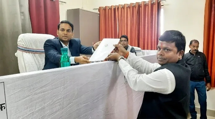 Congress candidate Bajrang Mahato filed nomination in Ramgarh assembly by-election
