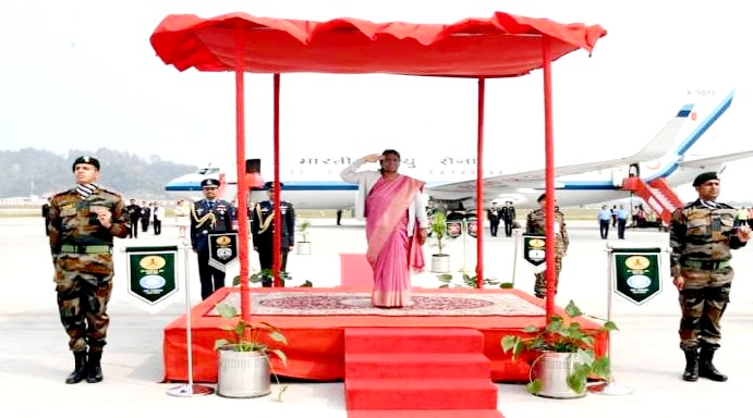 President attends 37th state formation ceremony of Arunachal Pradesh