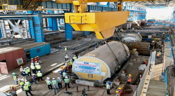 pvunl 800 mw stator installed in patratu