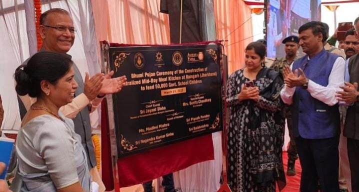 Bhoomi Pujan done for setting up centralized kitchen