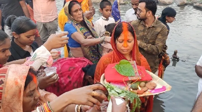 Chaiti Chhath ends with Arghya to the rising sun