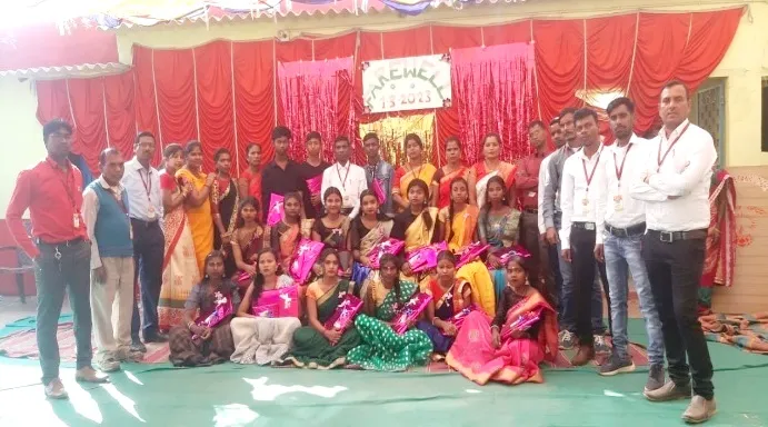 Farewell given to 10th class students in Shanti Niketan School