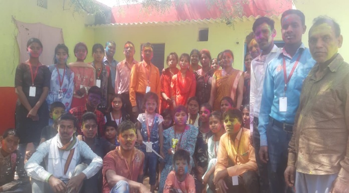 Holi Milan ceremony celebrated at Shanti Niketan School