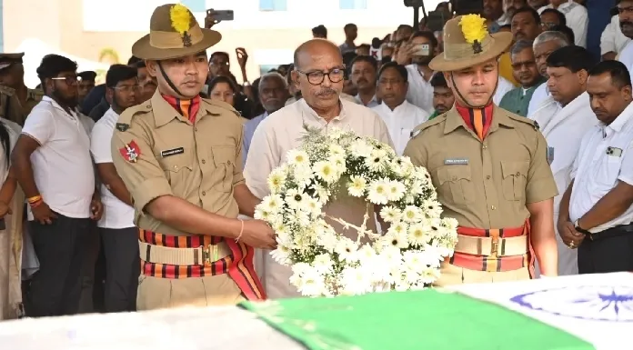 Body of jharkhand eduction minister to jharkhand assembly Body of education minister brought to Jharkhand assembly, tribute paid