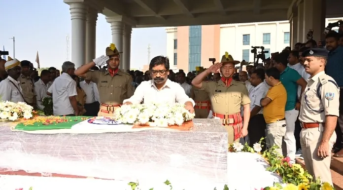 Body of jharkhand eduction minister to jharkhand assembly