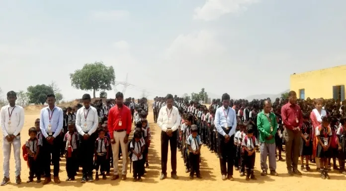 Condolence meeting held at Shanti Niketan School on the demise of Education Minister