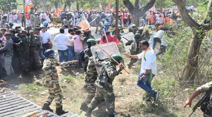 FIR registered on 41 including BJP leaders
