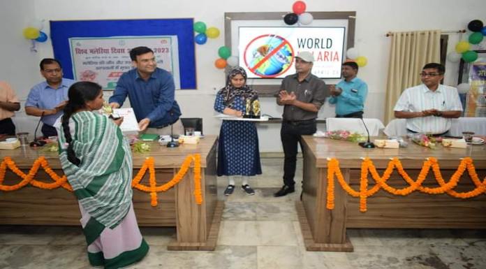 Program organized on World Malaria Day at Pakur Sadar Hospital