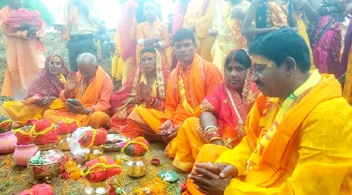 Rudra Mahayagya and Ram Katha started with grand Kalash Yatra