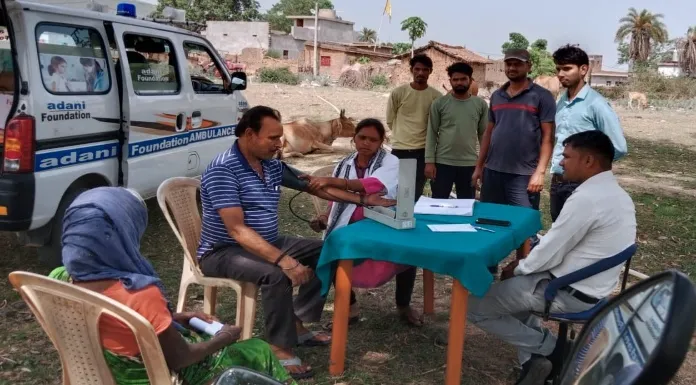 Adani Foundation organizes health camp on World Hypertension Day