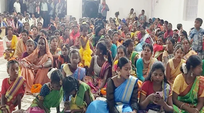 Central convention of Santhal Samaj Dishome Manjhi Pargana organized in Bhurkunda