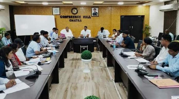 District Coordination Committee meeting chaired by Chatra DC