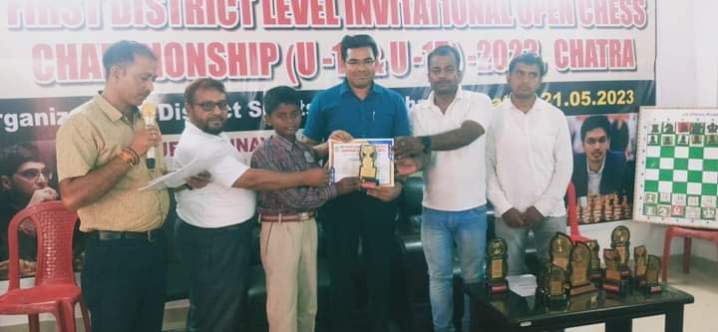 Open chess competition organized in Chatra