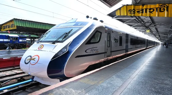 Prime Minister flagged off Assam's first Vande Bharat Express