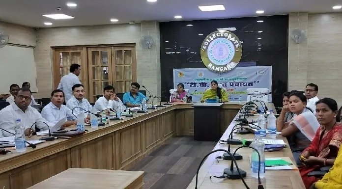 Ramgarh DC's meeting under TB free panchayat