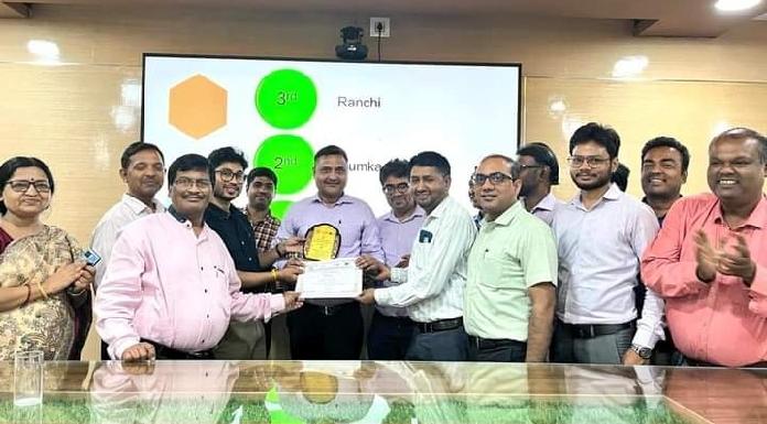 jSLPS Pakur secured first position in the state