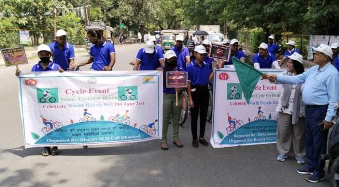 'Cycle for Health' rally on World Cycle Day