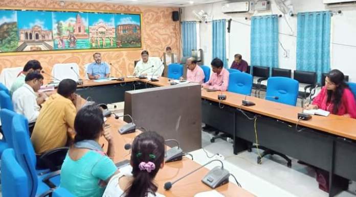 District level review meeting of child development project held in Sahibganj