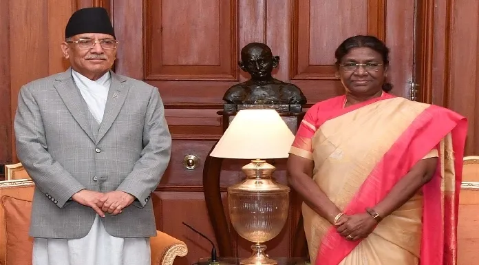 Prime Minister of Nepal meets President Draupadi