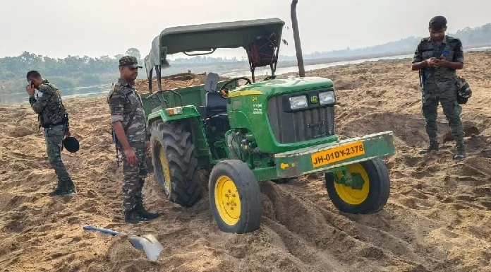 Seized four tractors and one Haiwa