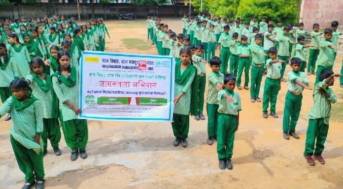 Awareness campaign on child protection in Barkagaon