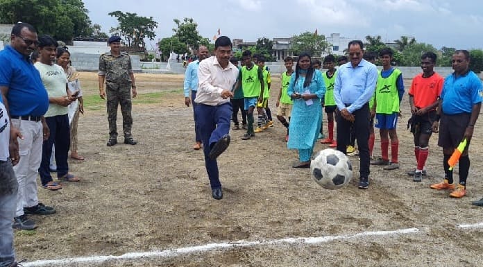 District level Subroto Mukherjee Cup football competition organized
