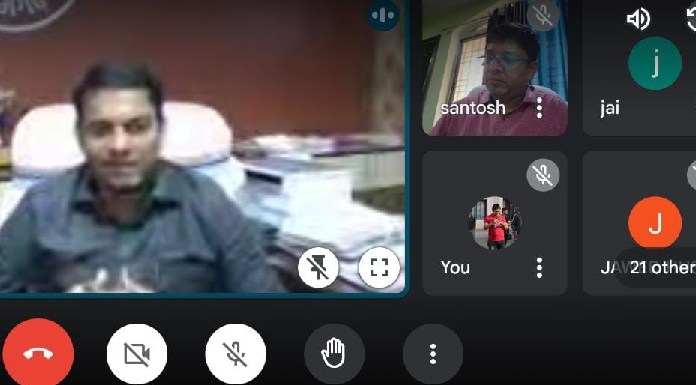 Ramgarh SDO did virtual meeting in view of Muharram