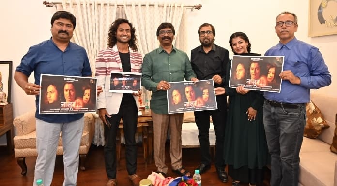 The cast of Nagpuri film Nasoor met the Chief Minister