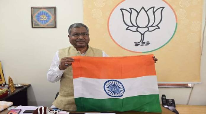 BJP State President launched Har Ghar Tiranga campaign