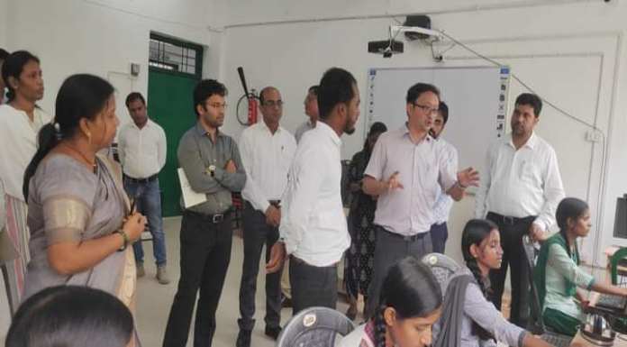 Joint Secretary, Ministry of Rural Development inspected the School of Excellence
