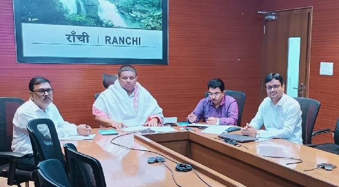 Union Minister Chemical and Fertilizer did video conferencing