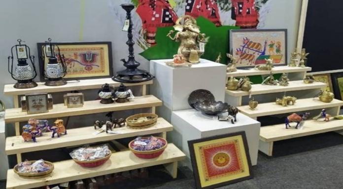 Exhibition organized at Tribes India Pavilion for G20 Summit