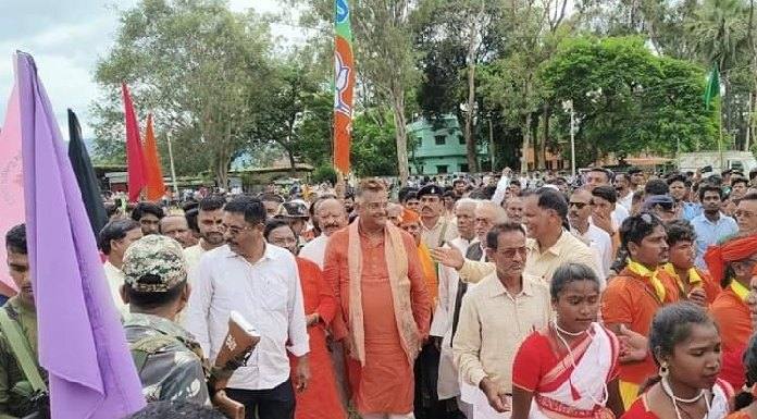 Namo football tournament started in Barkagaon