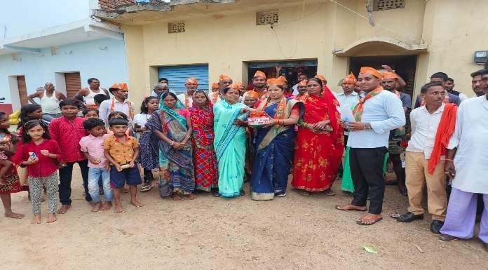 Soil collection done in Panki under Meri Maati-Mera Desh program