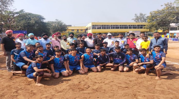 CBSE Cluster Kabaddi competition started in Shri Guru Nanak Public School
