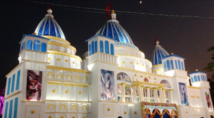 Mahagauri worshiped on Mahashtami