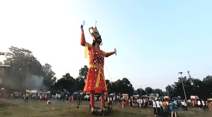 Ravan dahan at ramgarh 