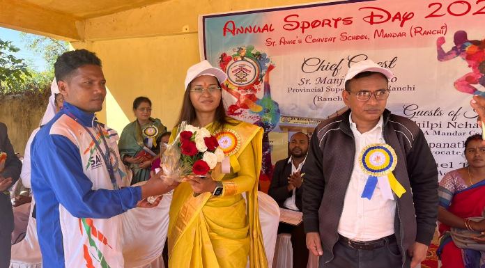 Annual Sports Day celebrated in Saint Ann's Convent School, Mandar