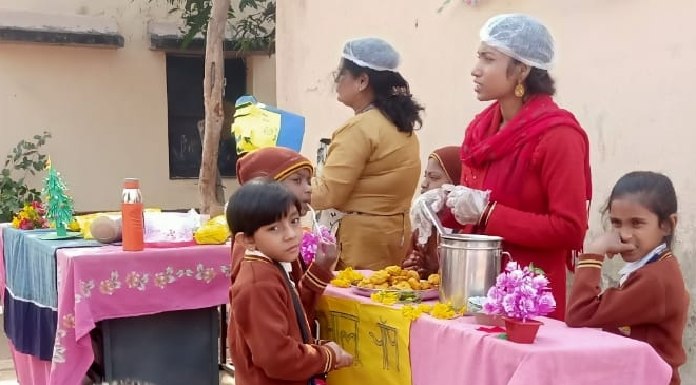 Food fair organized in Shri Agrasen School Giddi